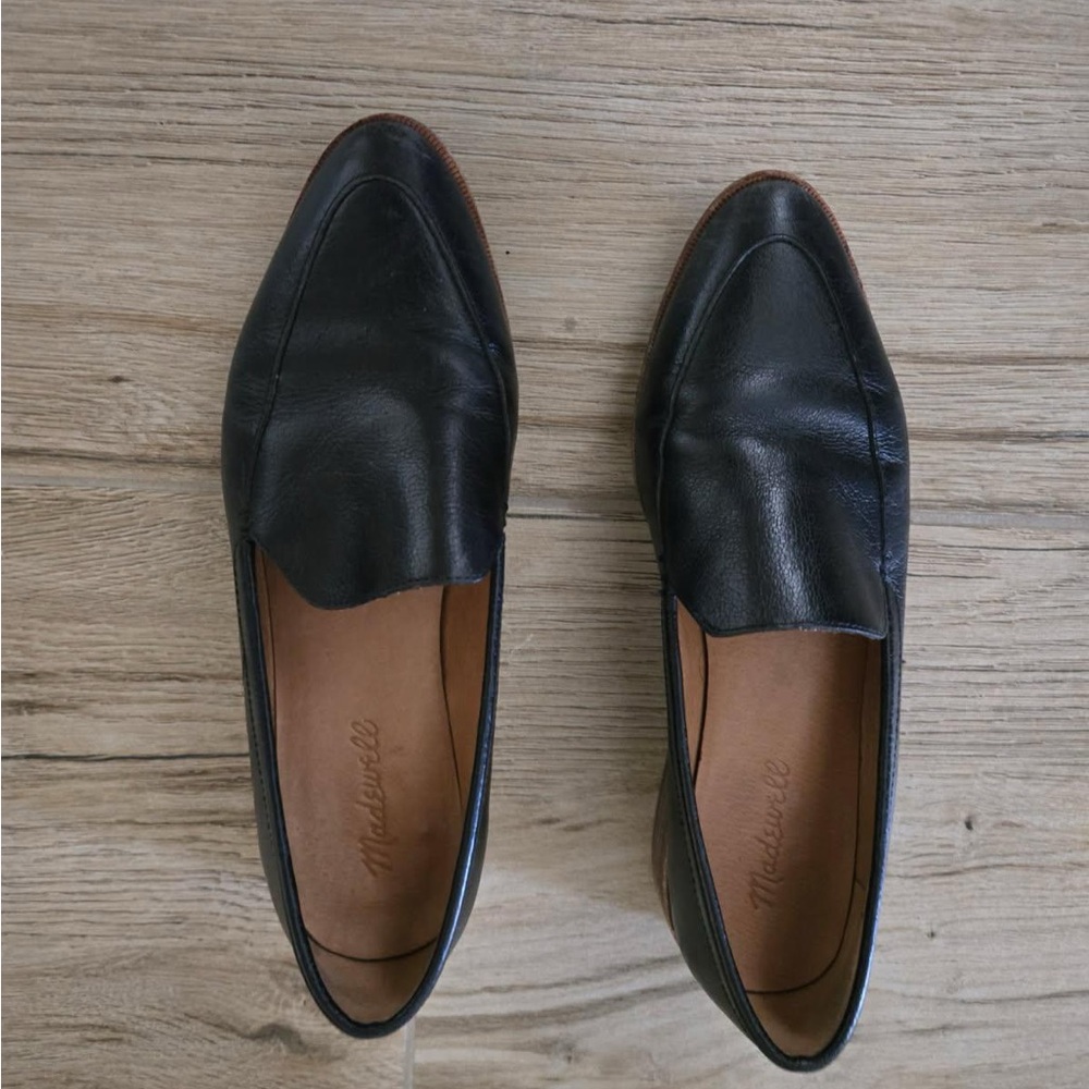 Madewell Women’s Black Leather Loafers
